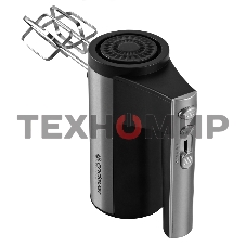 Миксер ручной Endever Sigma-06, черный/стальной, мощность 500 Вт, 2 насадки, 5 скоростей, 12 шт/уп.