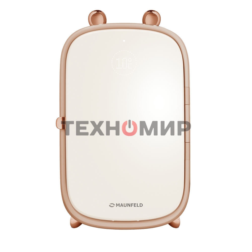 Мини-холодильник для косметики Maunfeld MFF43W бежевый 12.3л