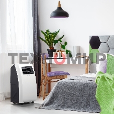 Кондиционер мобильный Ballu Aura BPAC-07 CP/N1_24Y 7000 BTU, 18 м², 47 дБ, охлаждение, осушение, белый