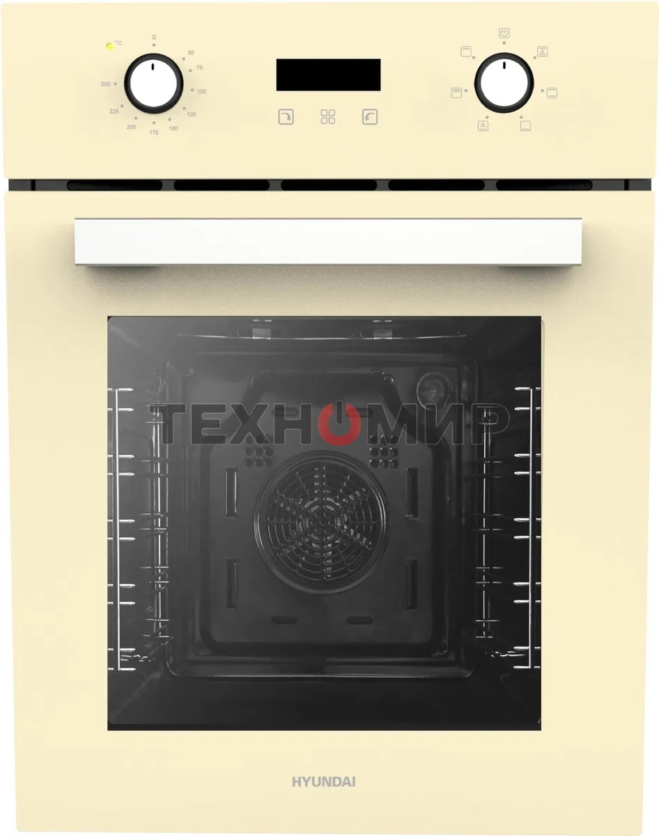 Духовой шкаф электрический Hyundai HEO 45411 BE стекло бежевое