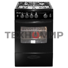 Плита газовая Лысьва ГП 400 МС -2у черный, конфорок 4 газовых, духовка 57 л, 50 см x 84 см x 60 см (без крышки)
