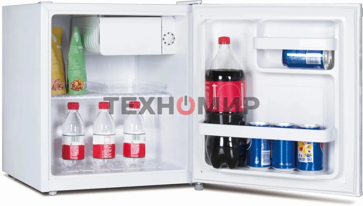 Холодильник Hyundai CO0551WT белый однокамерный 46 л морозилка отсутствует, размораживание ручное