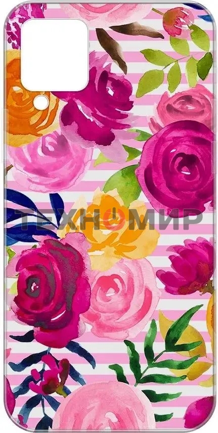 Чехол (клип-кейс) Gresso Air, для Samsung Galaxy A12, прозрачный/рисунок gr17aaae9263