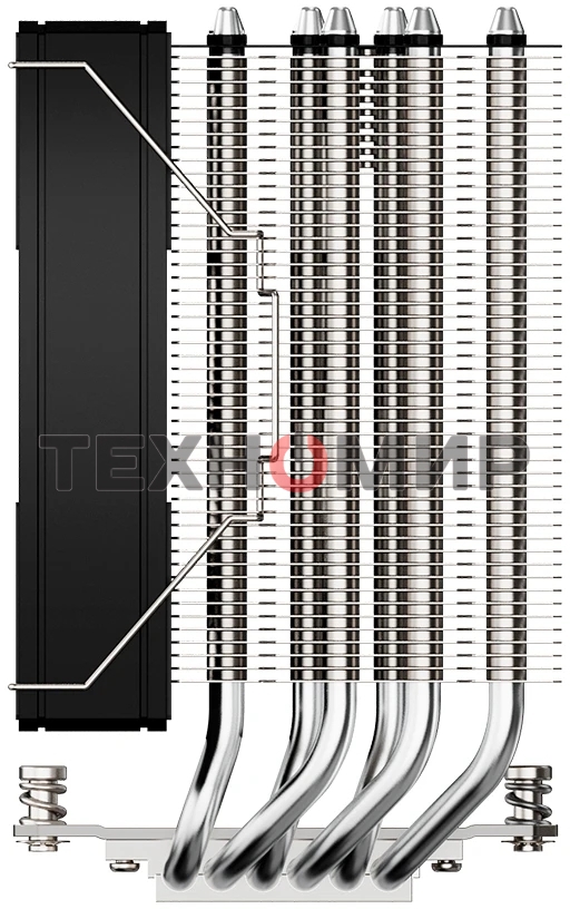 Кулер ID-COOLING SE-610-XT BASIC черный 120мм алюминий/медь 2000rpm 29.85db 4-pin 250W 151мм