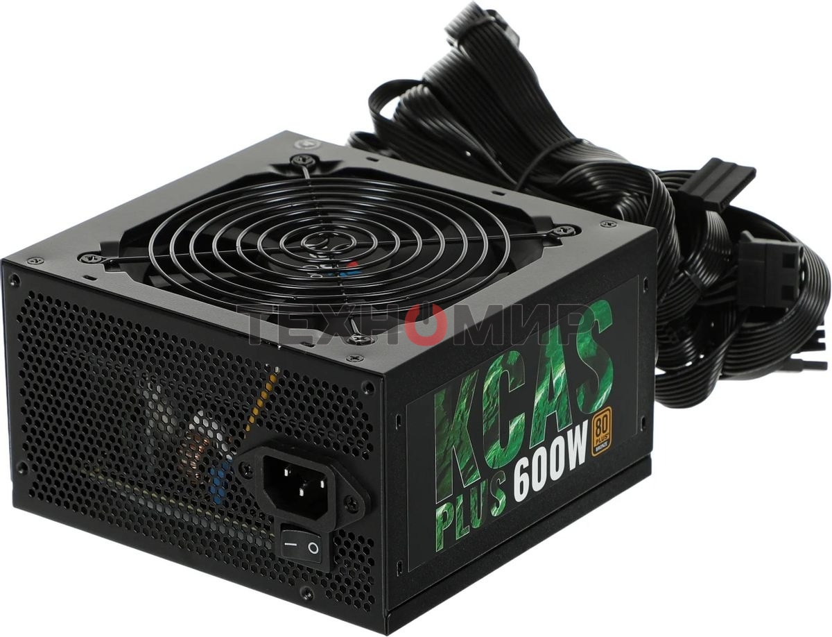Блок питания Aerocool/Formula KCAS PLUS 600W, 600Вт, 80 PLUS Bronze, 120мм, черный