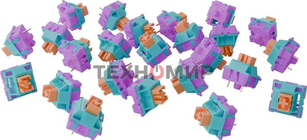 Переключатели Redragon Bullet R фиол.-голуб.,24 шт.