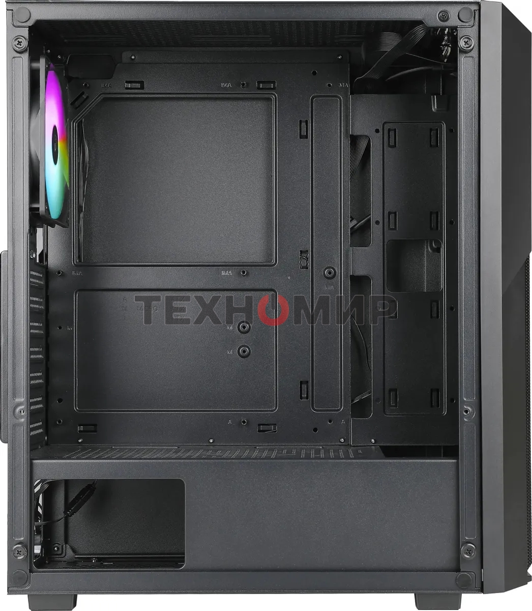 Компьютерный корпус Azza Fighter черный без БП ATX 4x120мм 2x140мм 2xUSB2.0 1xUSB3.0 audio bott PSU