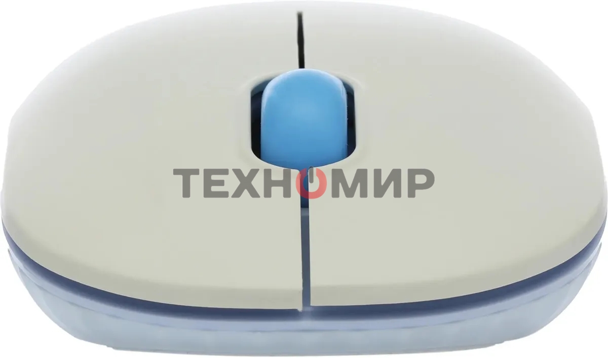 Мышь беспроводная Acer OMR205 белый/голубой, 1200 dpi, радиоканал, USB, кнопки - 3