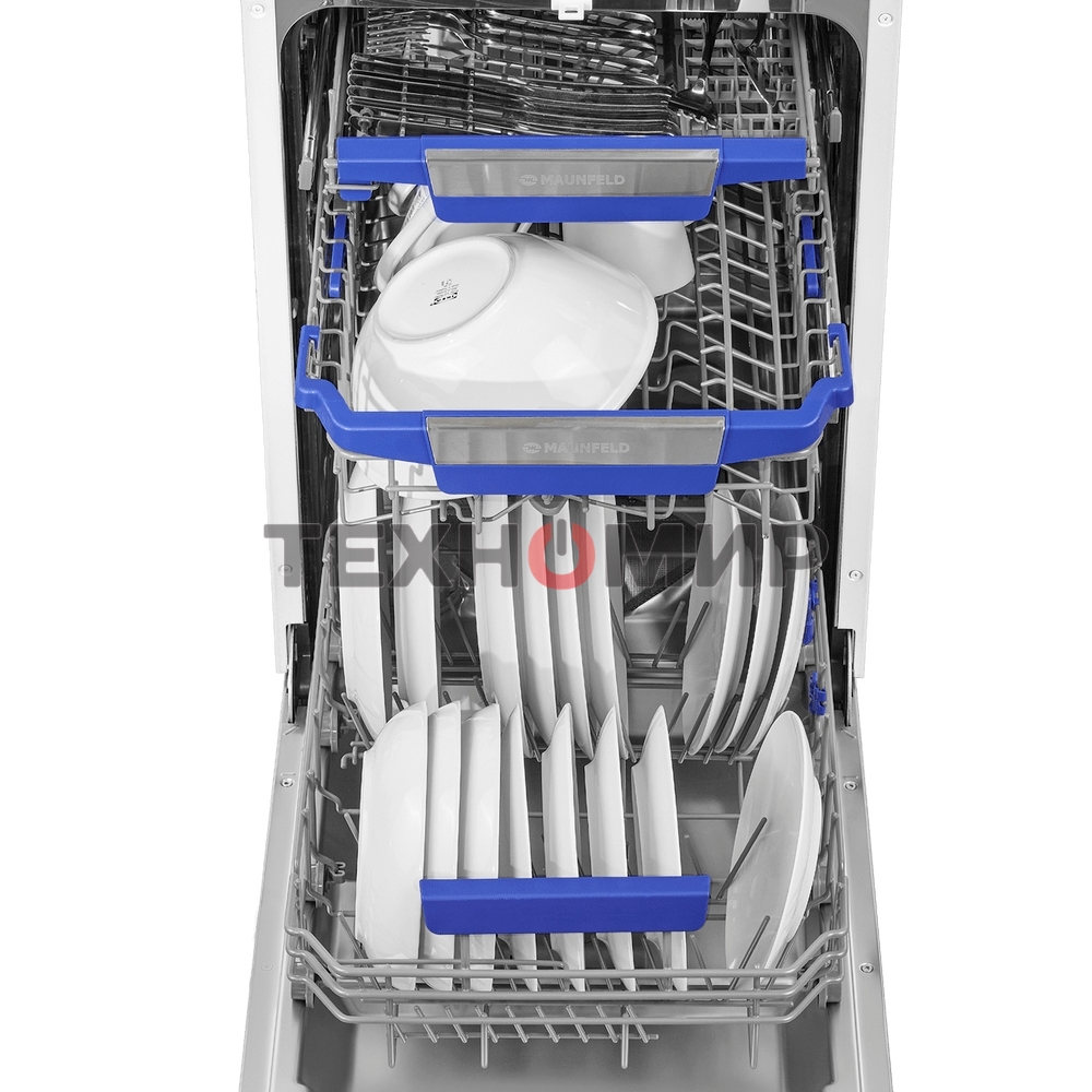 Посудомоечная машина Maunfeld MWF45331W Inverter, белый, 45 см, 10 компл., 44 дБ, класс A+++