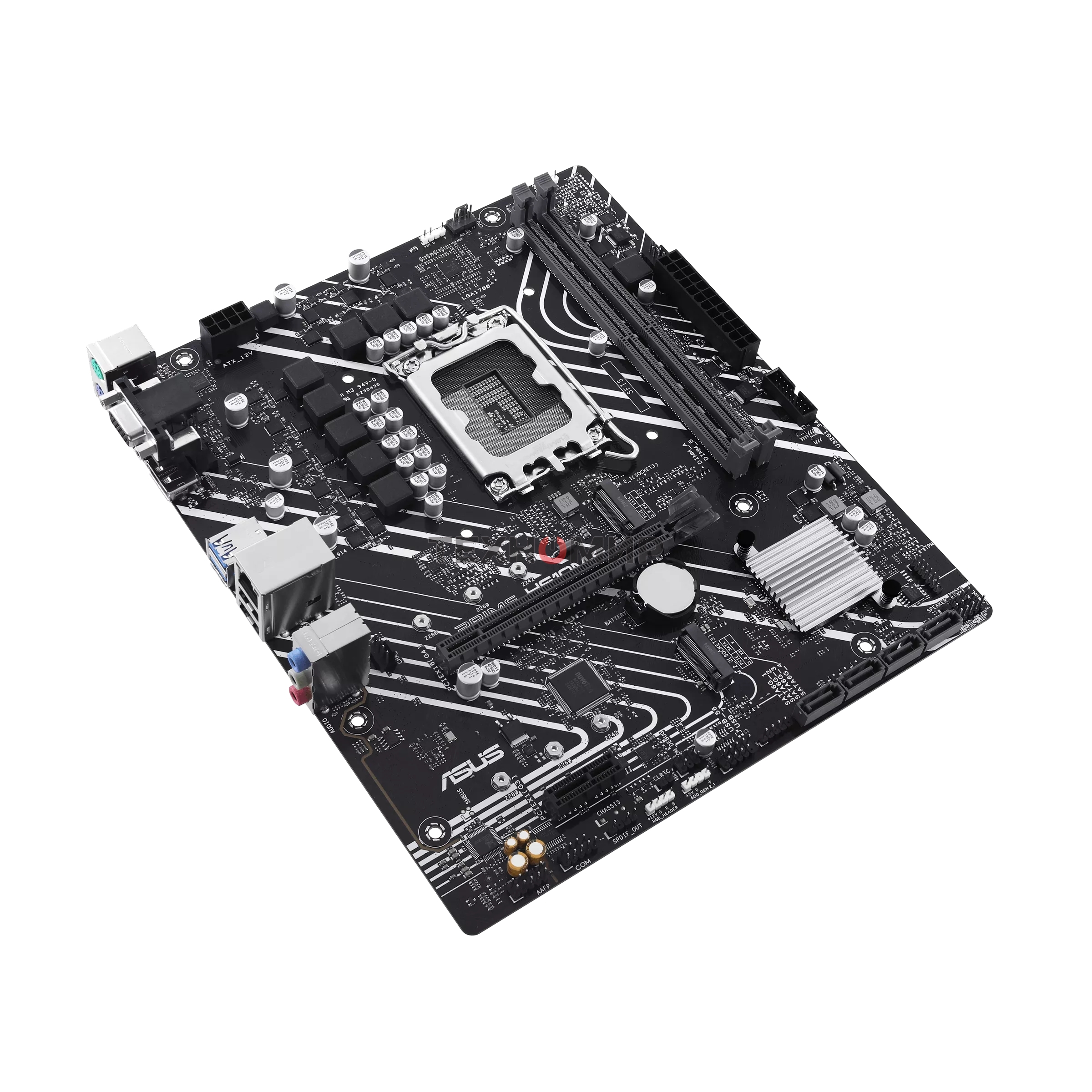 Материнская плата ASUS PRIME H610M-E-CSM, LGA 1700, Intel H610, 2xDDR5, 4xSATA, 2xM.2 PCIe 3.0 (x2, x4), 1xPCIe 4.0 x16, 1xPCIe x1, 1xHDMI, 1xDP, 1xVGA, 2xUSB-A 2.0, 2xUSB-A 3.2 Gen 1, 1x 1Gb LAN, 3x3.5 мм, 7.1, mATX
