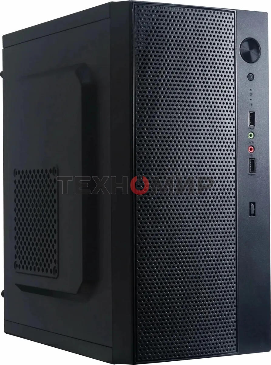 Компьютерный корпус Accord ENTRY ACC-242B черный без БП mATX 2xUSB 2.0 audio