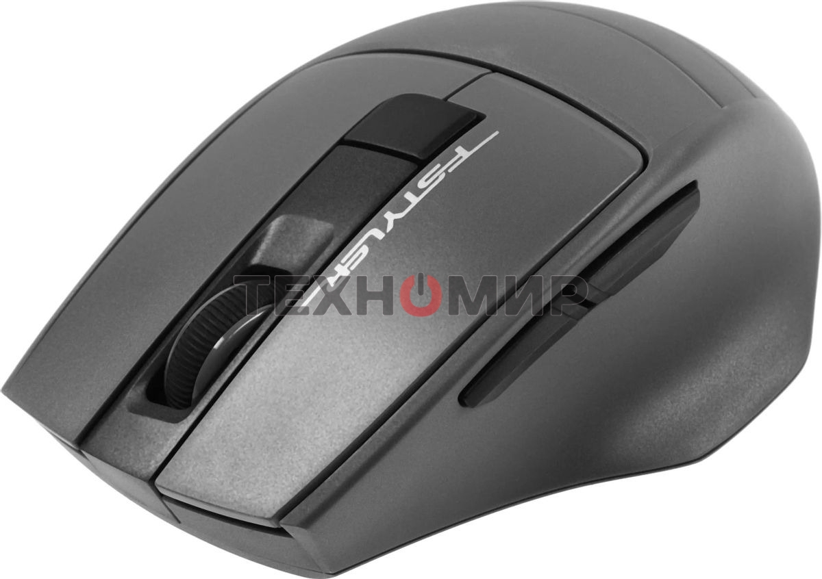 Мышь беспроводная A4Tech Fstyler FG30 серый, 2000 dpi, радиоканал, USB, кнопки - 5