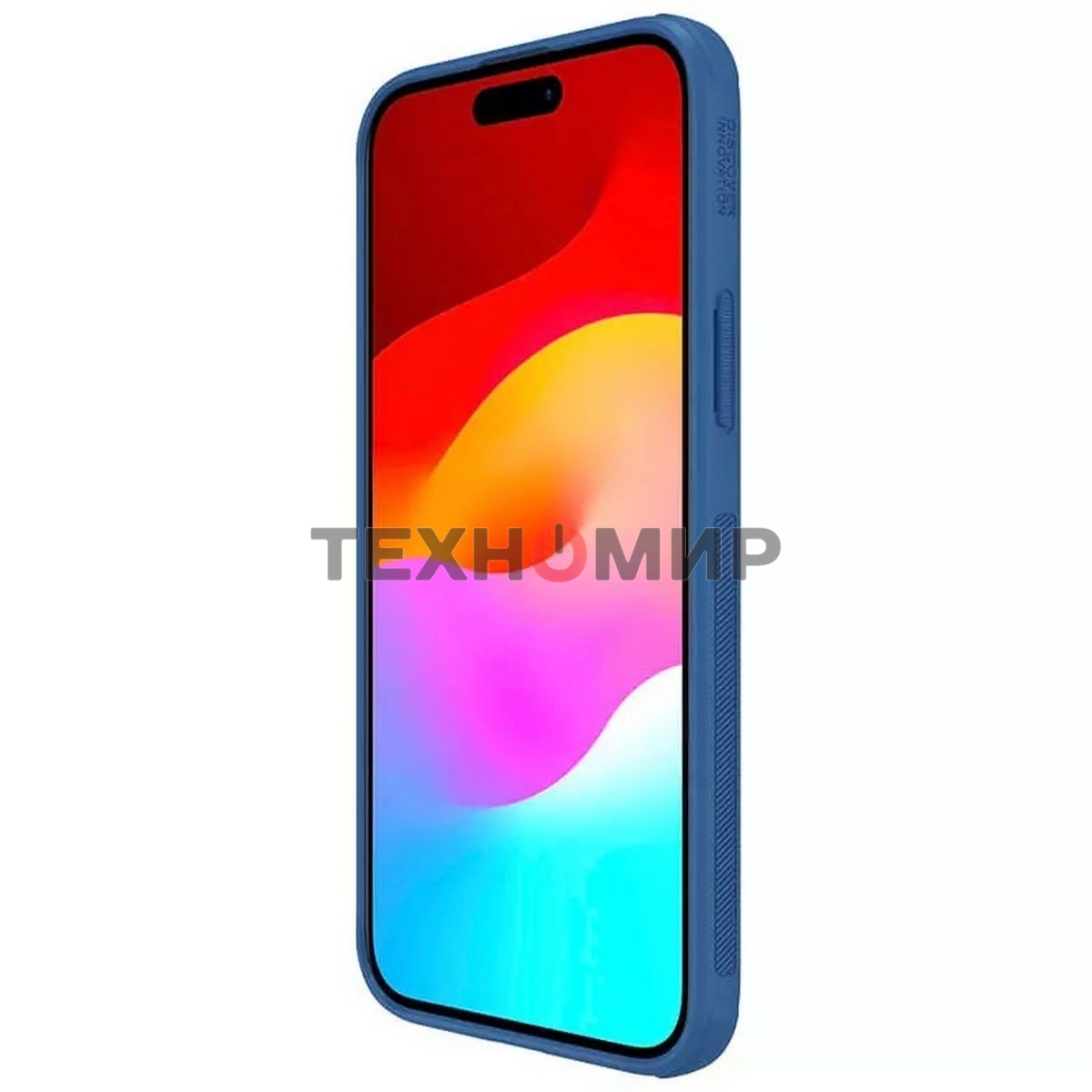 Чехол Super Frosted Shield Pro, синий, (AP IP15 Plus)