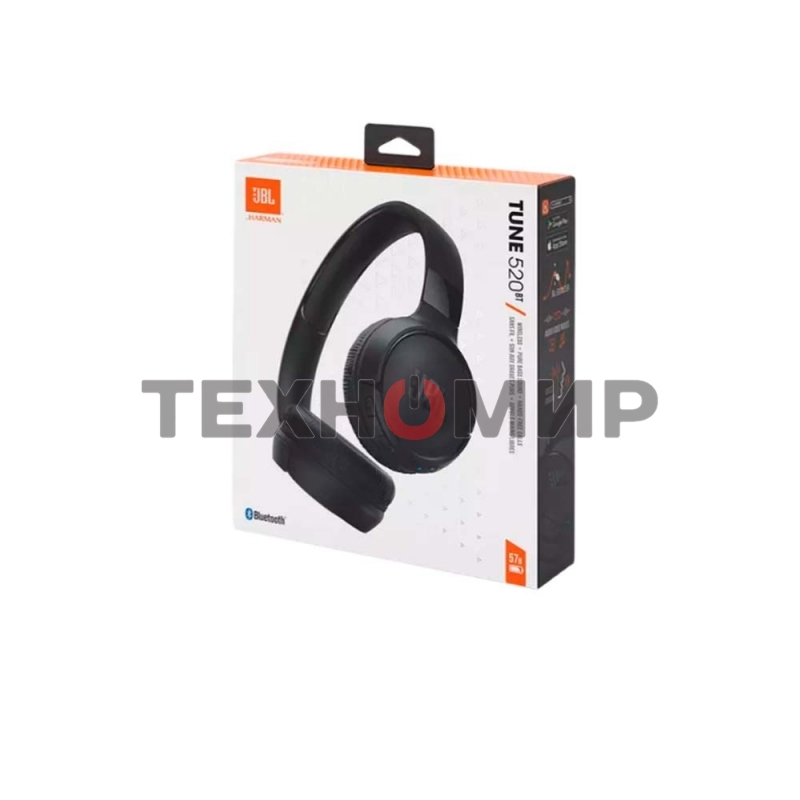 Гарнитура беспроводная JBL TUNE 520BT черный