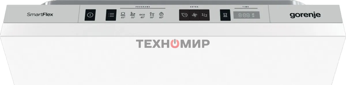 Встраиваемая посудомоечная машина Gorenje GV522E10S, серебристый, 44.8 см, 9 компл., 49 дБ, класс A++