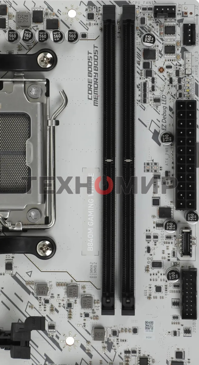 Материнская плата MSI B840M GAMING WIFI6E, AM5, AMD B840, 2xDDR5, 4xSATA, 2xM.2, 1xPCIe 4.0 x16, 1xPCIe 3.0 x4, 1xDP, 1xHDMI, 1x2.5Gb LAN, Wi-Fi 6E, Bluetooth 5.3, 4xUSB-A 5Gbps, 2xUSB-A 2.0, 2x3.5 мм, 7.1, mATX