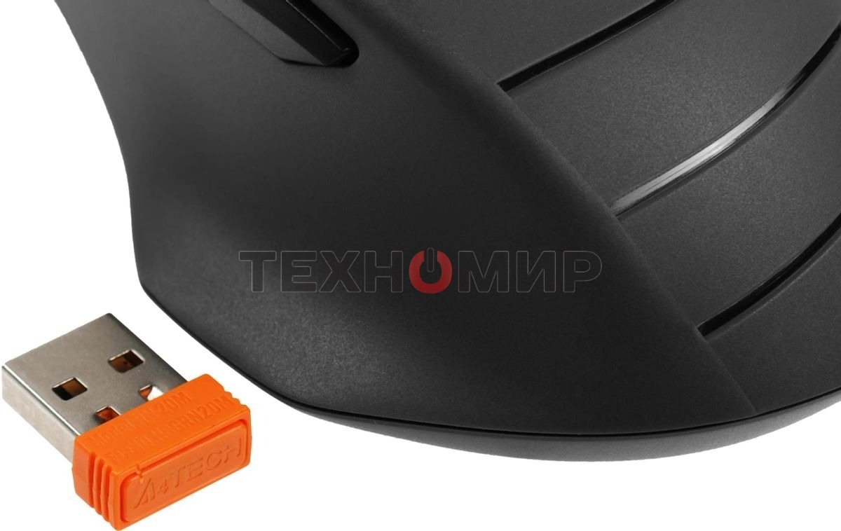 Мышь беспроводная A4Tech Fstyler FG30 серый, 2000 dpi, радиоканал, USB, кнопки - 5