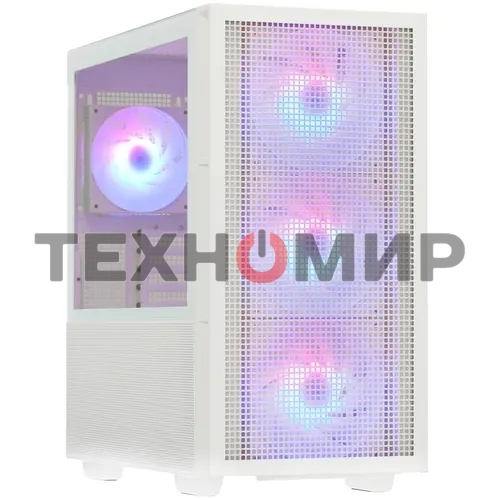 Компьютерный корпус Deepcool CH560 WH без БП, боковое окно (закаленное стекло)