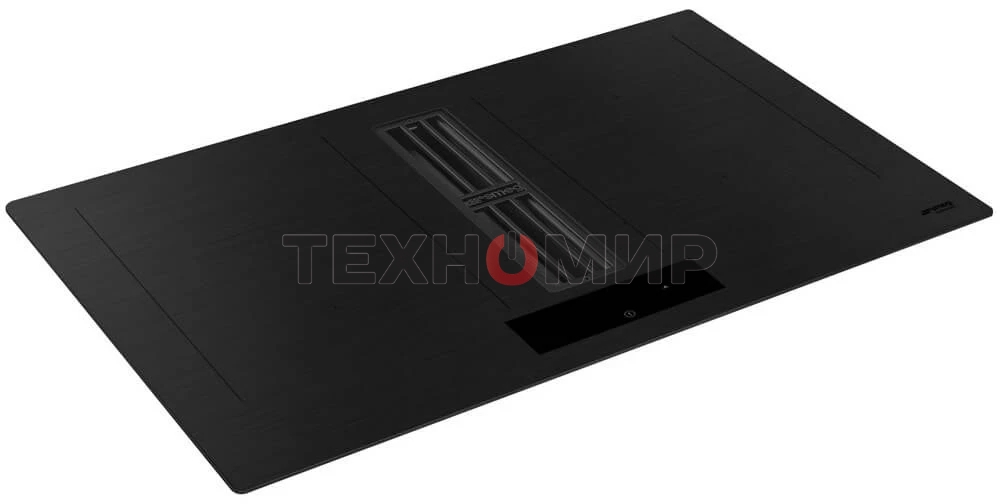 Варочная поверхность со встроенной вытяжкой Smeg HOBD382MB2, 83 см, индукция, слайдерное управление, 4 зоны нагрева, 9 уровней мощности, автоматическое определение посуды, таймер, быстрый старт, индикация остаточного тепла, 650 м3/ч, 8 скоростей + 2 интен