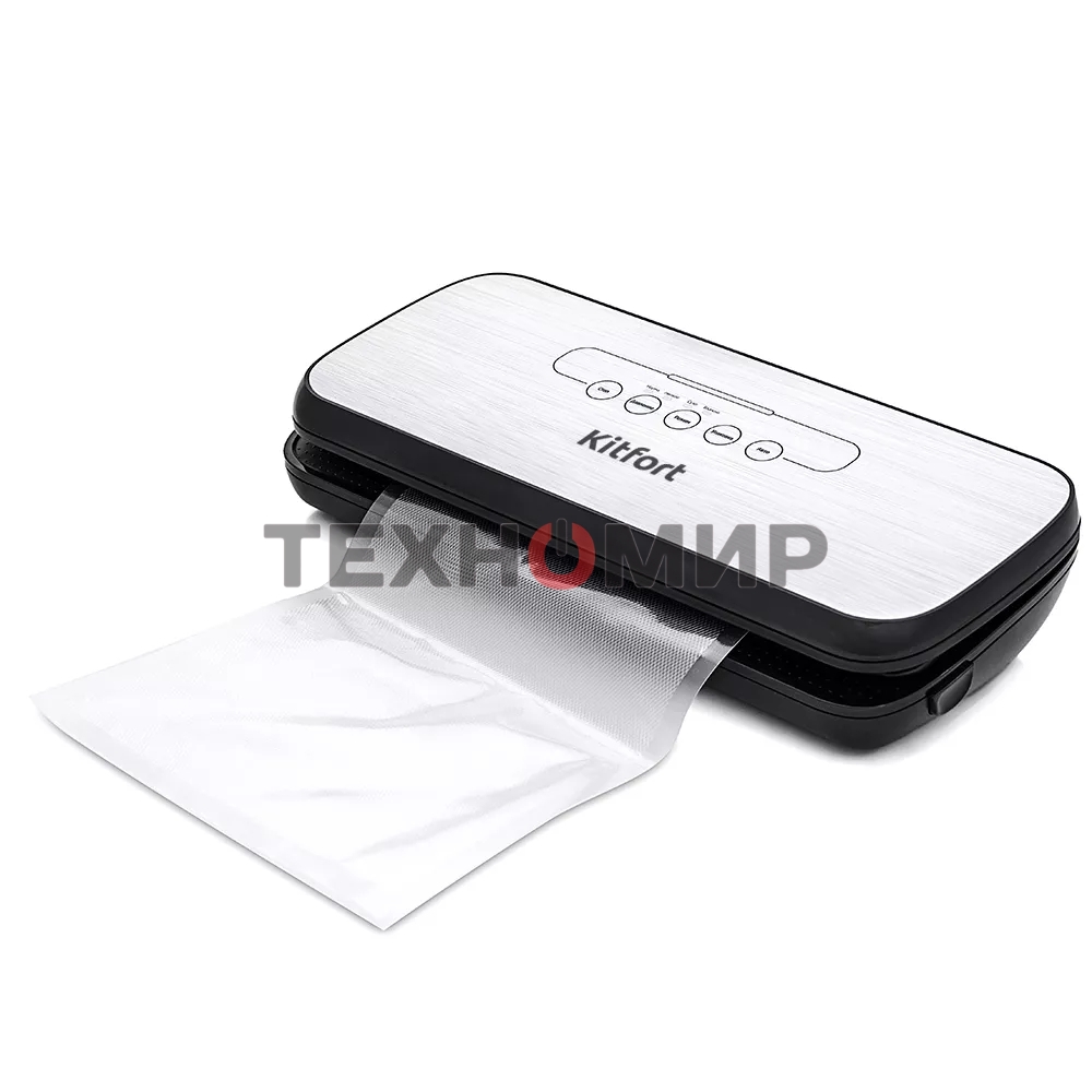 Вакуумный упаковщик Kitfort KT-1502-2 110Вт черный/серый