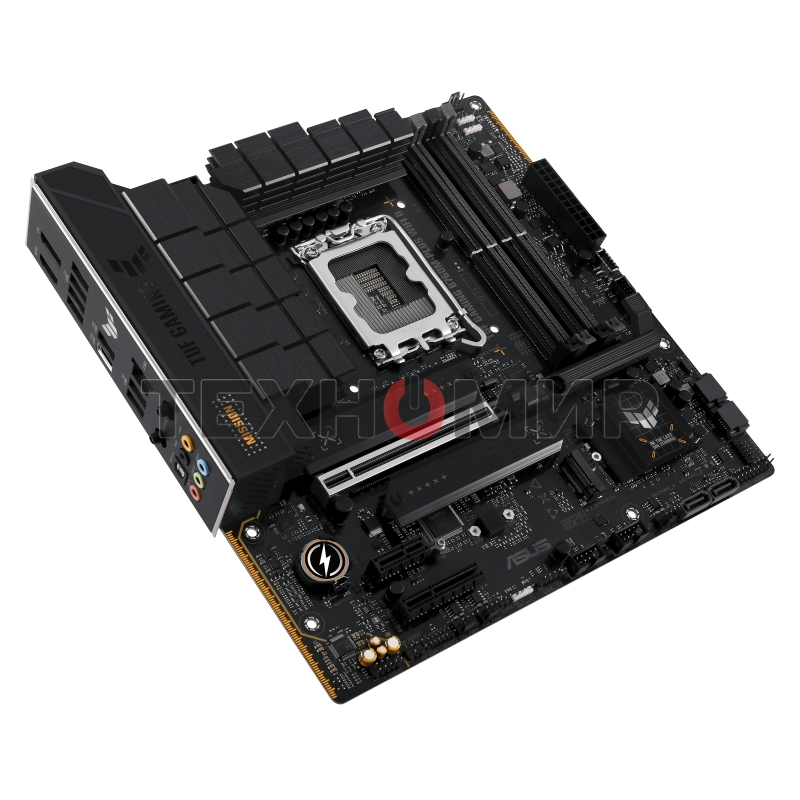 Материнская плата ASUS TUF GAMING B760M-PLUS WIFI II, LGA 1700, Intel B760, 4xDDR5, 4xSATA, 3xM.2, 1xPCIe 5.0 x16, 1xPCIe x4, 1xUSB-A 3.2 Gen 2, 2xUSB-A 3.2 Gen 1, 4xUSB 2.0, 1xUSB-C 3.2 Gen 2x2, 1x2.5Gb LAN, 5x3.5 мм, 7.1, Wi-Fi 6E, Bluetooth 5.3, mATX