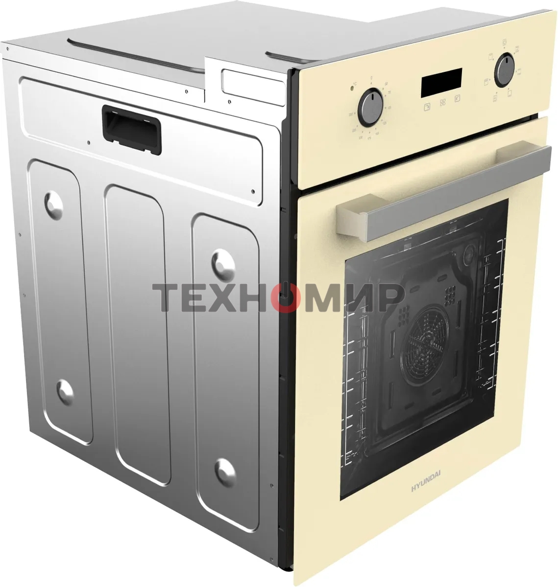 Духовой шкаф электрический Hyundai HEO 45411 BE стекло бежевое