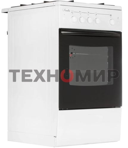 Плита газовая Лысьва ГП 400 МС СТ-2у белый, конфорок 4 газовых, духовка 57 л, 50 см x 84 см x 60 см