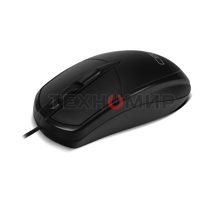 Мышь проводная CBR CM 120 черный, 1000 dpi, USB, кнопки - 3