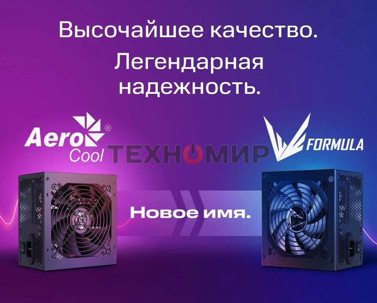 Блок питания Aerocool/Formula VX-400 PLUS, 400Вт, 120мм, черный