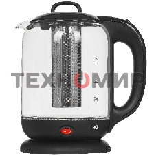 Чайник электрический BQ KT1701G черный, 2200 Вт, 1.7 л