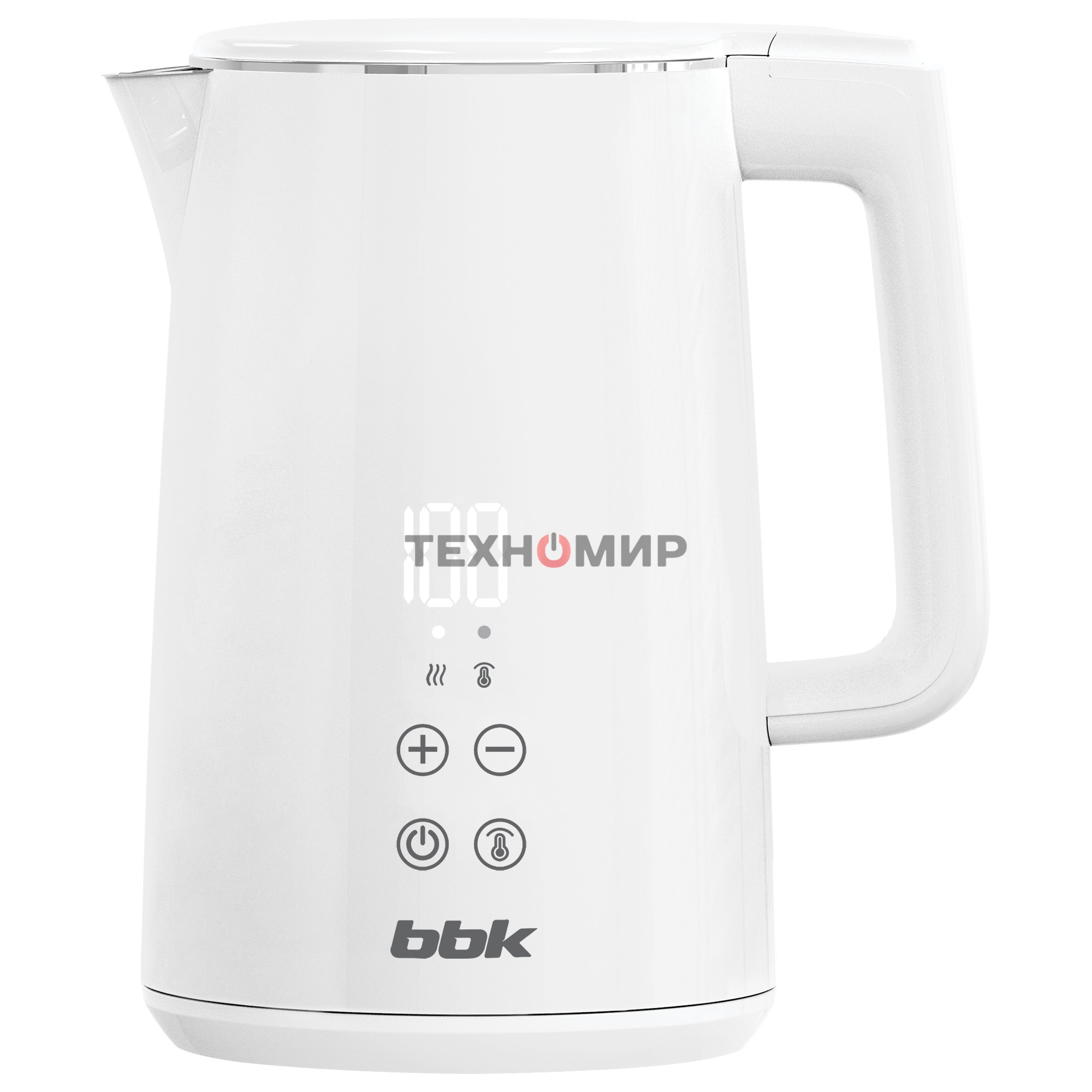 Чайник электрический BBK EK1500 2200 Вт, 1.5 л, белый