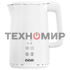Чайник электрический BBK EK1500 2200 Вт, 1.5 л, белый