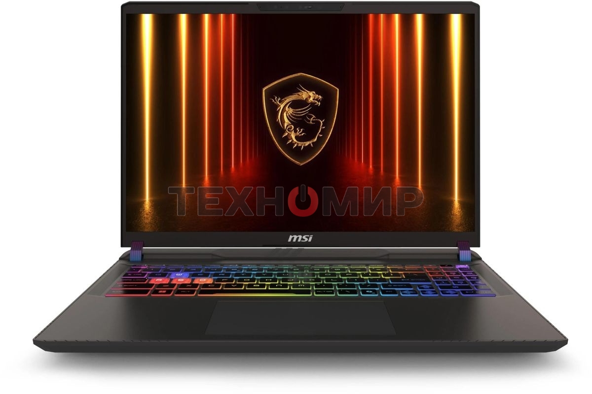 Ноутбук MSI Vector HX AI A2XWHG-080XRU серый Core Ultra 7 255HX 32Gb SSD 1Tb NVIDIA GeForce RTX 5070Ti 12Gb 16