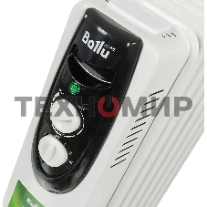 Обогреватель масляный Ballu Classic BOH/CL-07WRN (7 секций), белый, 1500 Вт, 20 м2, термостат