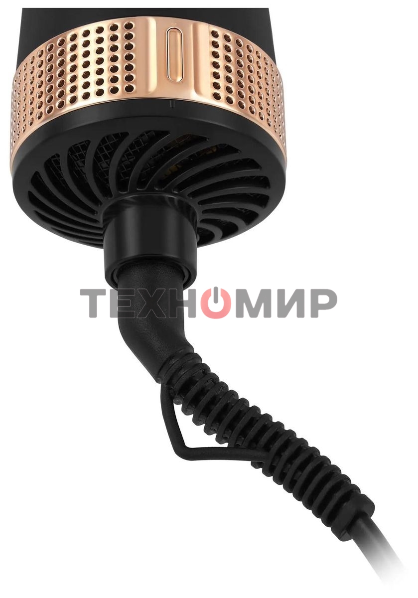 Фен-щетка Hyundai H-HB0115 черный, 1200 Вт, ионизация