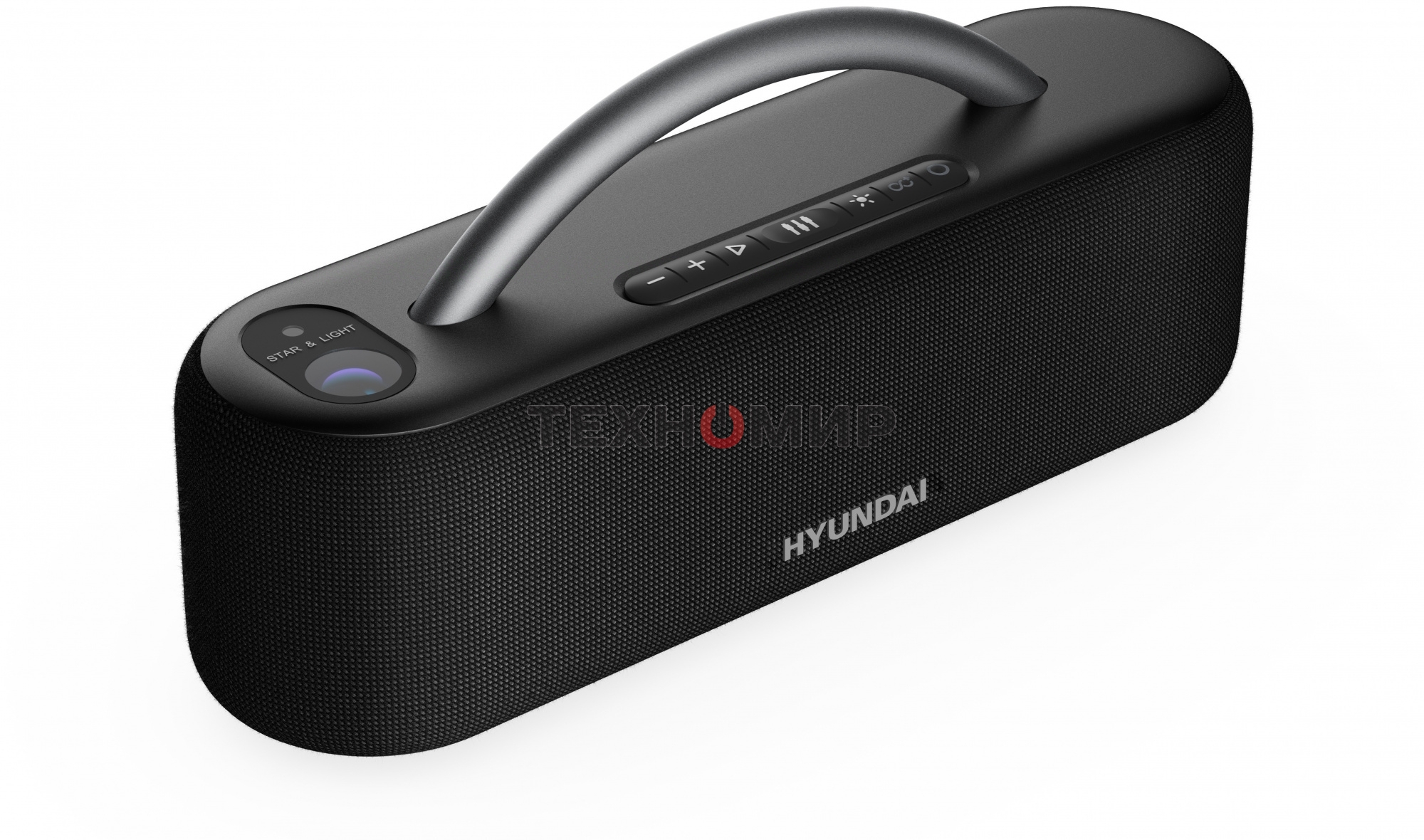 Колонка портатитвная Hyundai H-PS1028 черный 60W 2.0 BT 10м 4400mAh