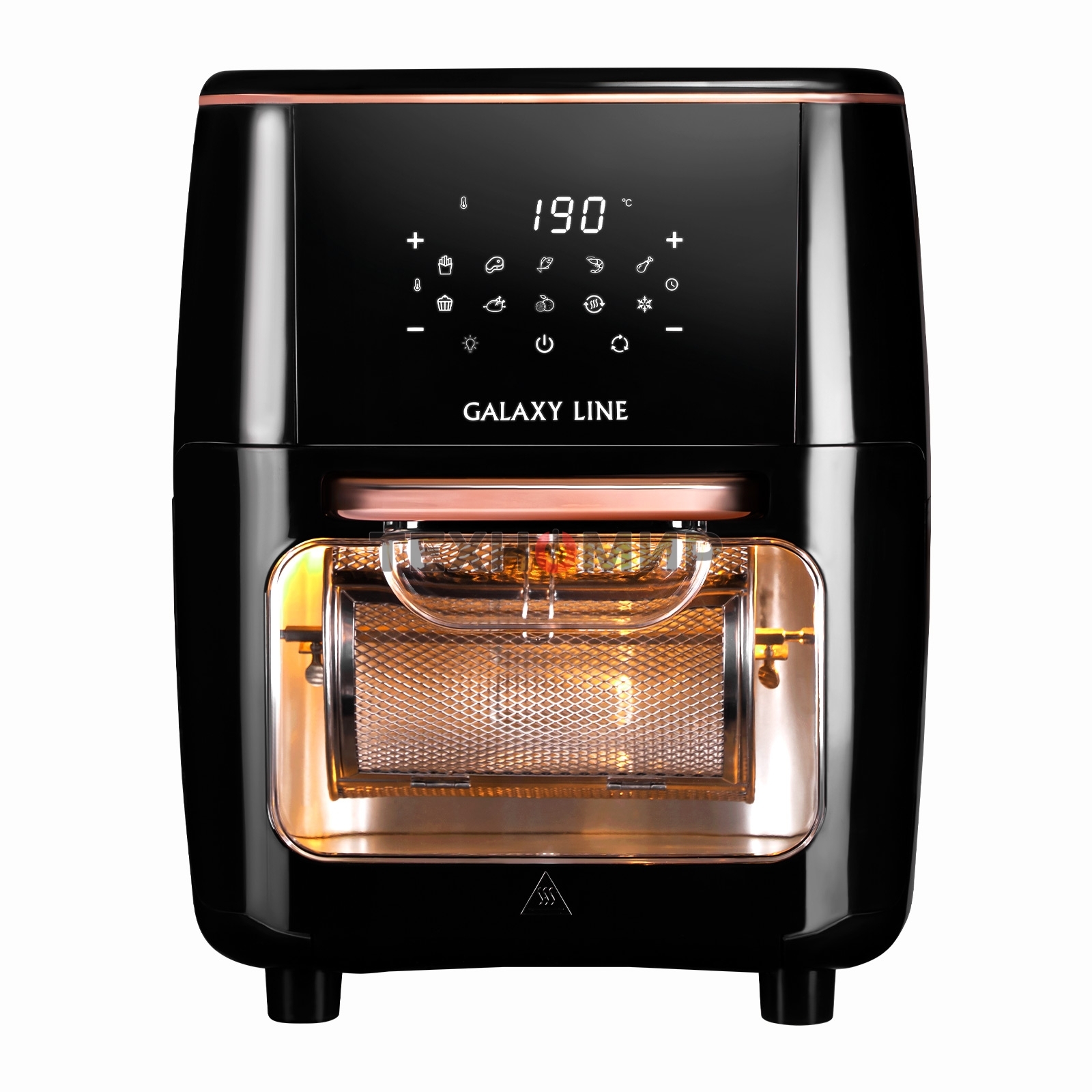 Аэрогриль Galaxy Line GL2523 2000Вт черный