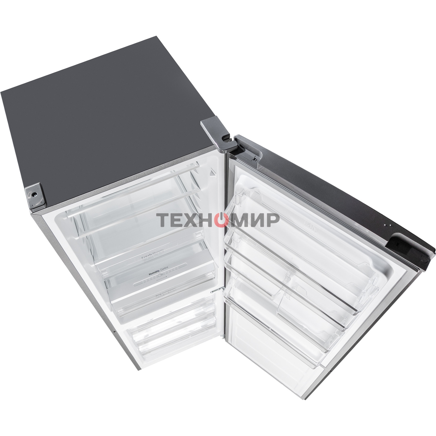 Холодильник DeLonghi DCS 19NFI IS DAMIANO серый двухкамерный 230/100л морозилка снизу, No Frost