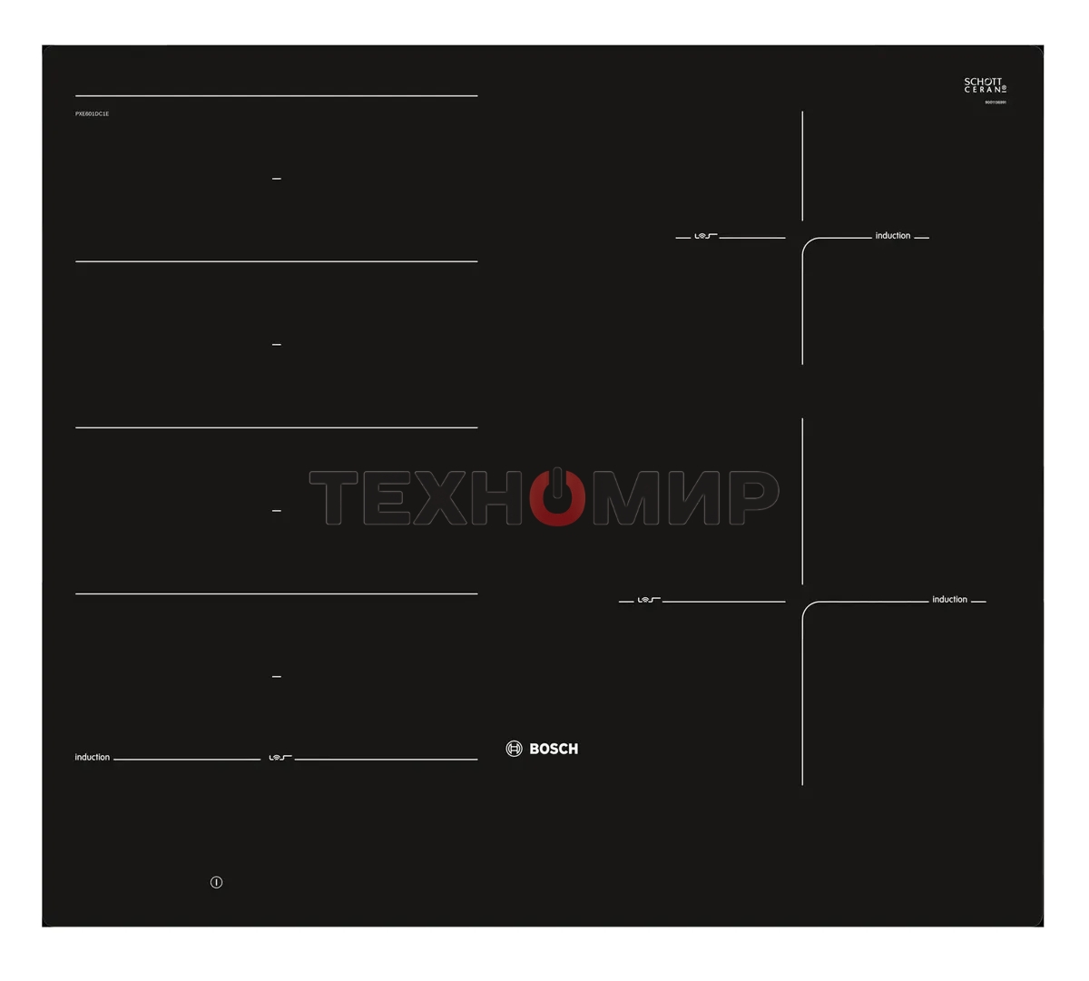 Варочная поверхность Bosch PXE601DC1E