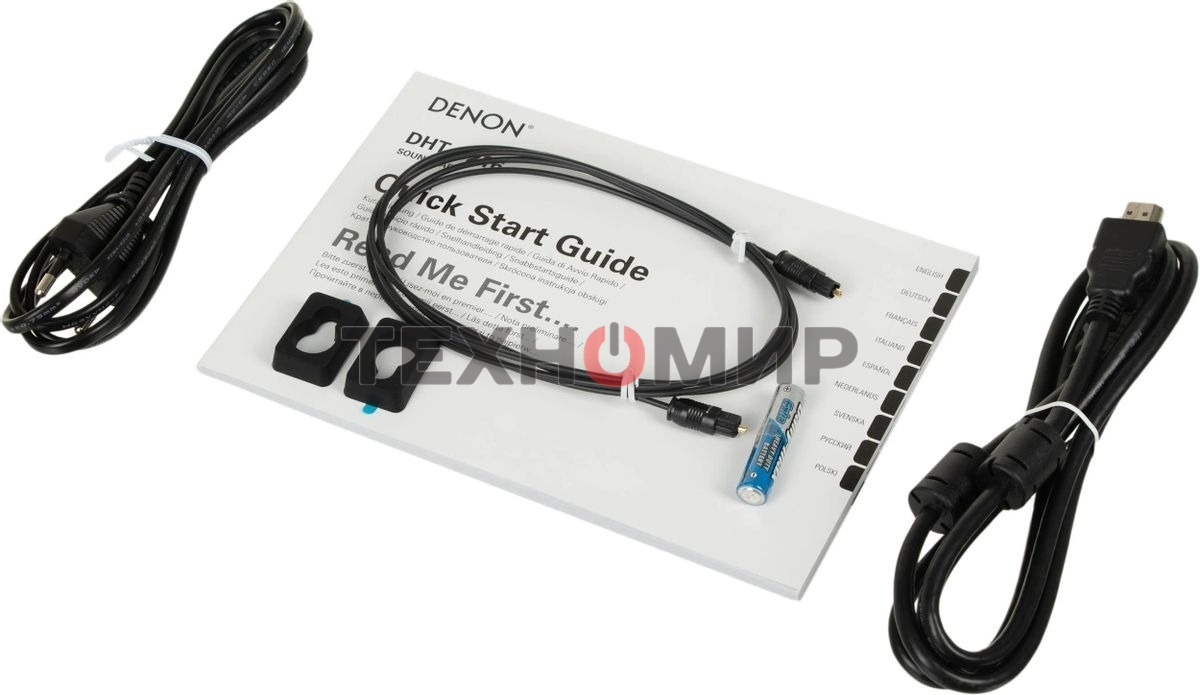 Саундбар Denon DHTS216BKE2 2.1 120Вт черный