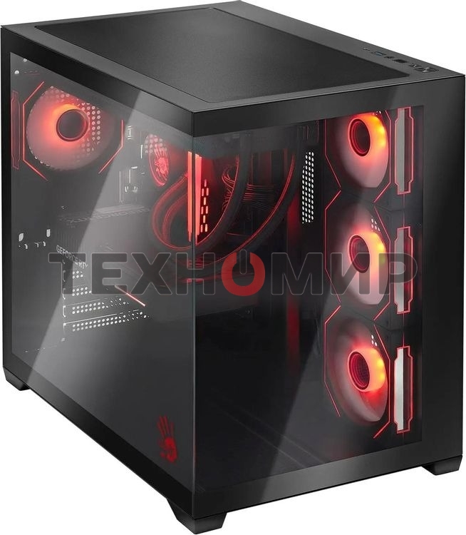 Компьютер Bloody BD-PC RAB84V2 TWR Ryzen 5 7500F (3.7) 32Gb SSD 1Tb RTX 5060TI 8Gb Win 11H 64 2.5xGbitEth 650W черный (RUS) (2142124)