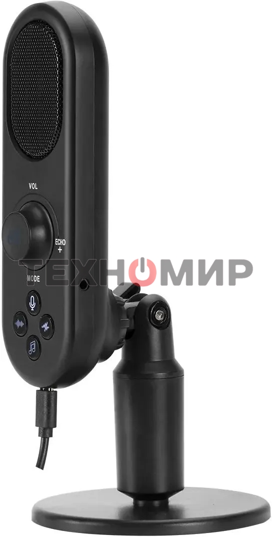 Микрофон проводной Оклик MP-M300 1.5м черный