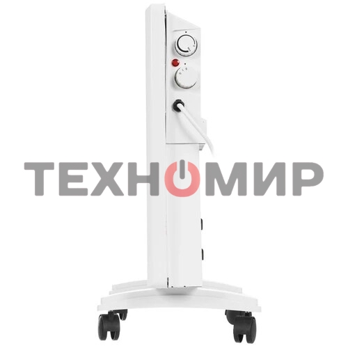 Конвектор электрический Primera PHP-1000-MWB, белый, 1000 Вт, 15 м2, термостат