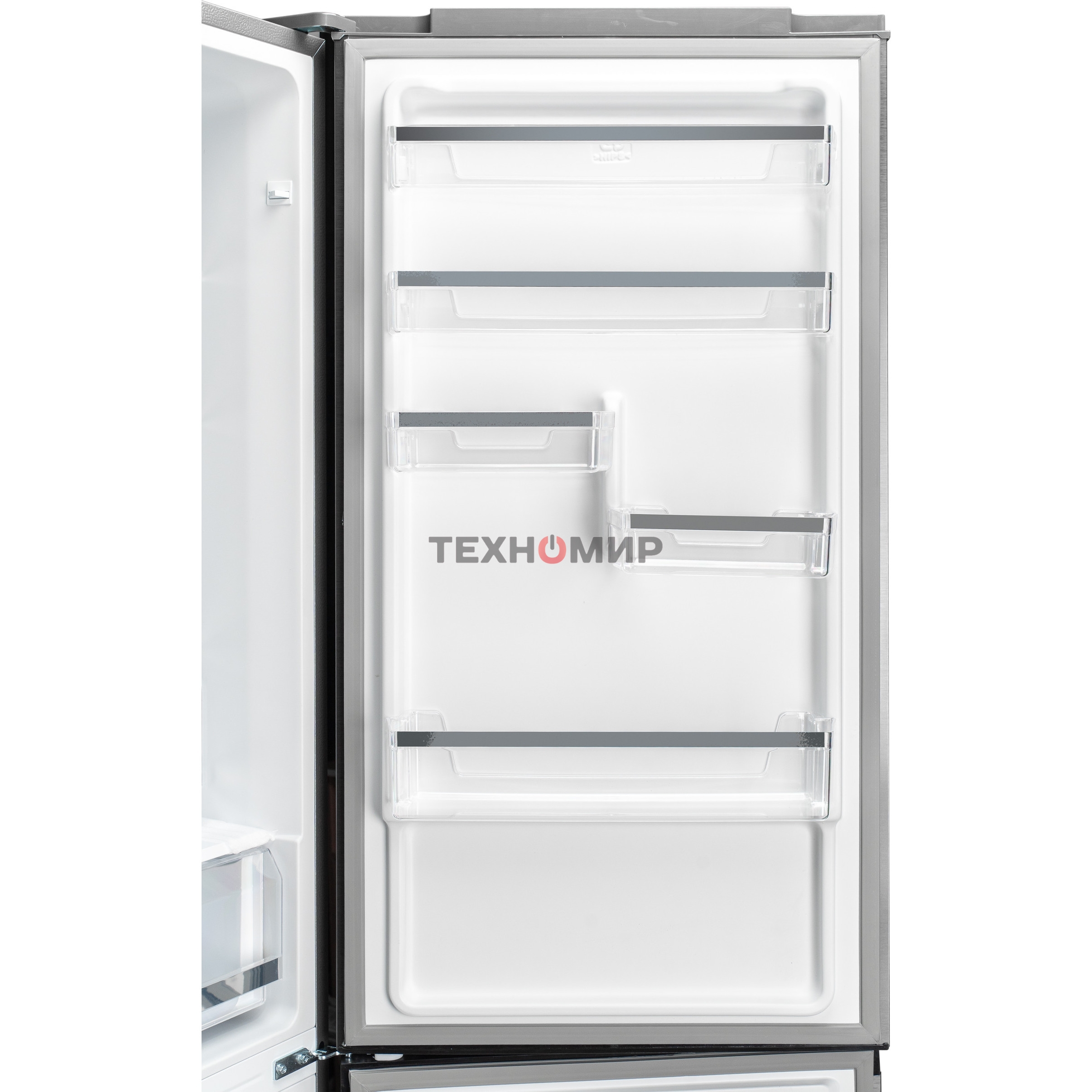 Холодильник DeLonghi DCS 19NFI IS DAMIANO серый двухкамерный 230/100л морозилка снизу, No Frost