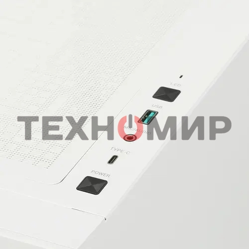 Компьютерный корпус Deepcool CH560 WH без БП, боковое окно (закаленное стекло)