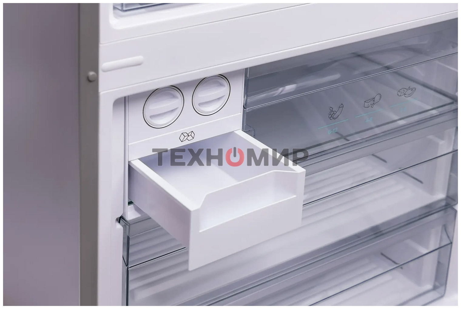 Холодильник Sharp SJ-492IHXJ42R бежевый двухкамерный 333/128 л морозилка снизу, No Frost