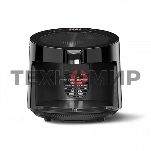 Аэрогриль BQ GR2008 черный, 1500 Вт/Объем 5л/4 в 1 Гриль, жарка, выпечка, запекание/Технология 3D Air Flow, готовьте до 20% быстрее/Кварцевый нагревательный элемент быстро достигает нужной температуры, минимально расходуя электроэнергию/Скрытый вентилятор