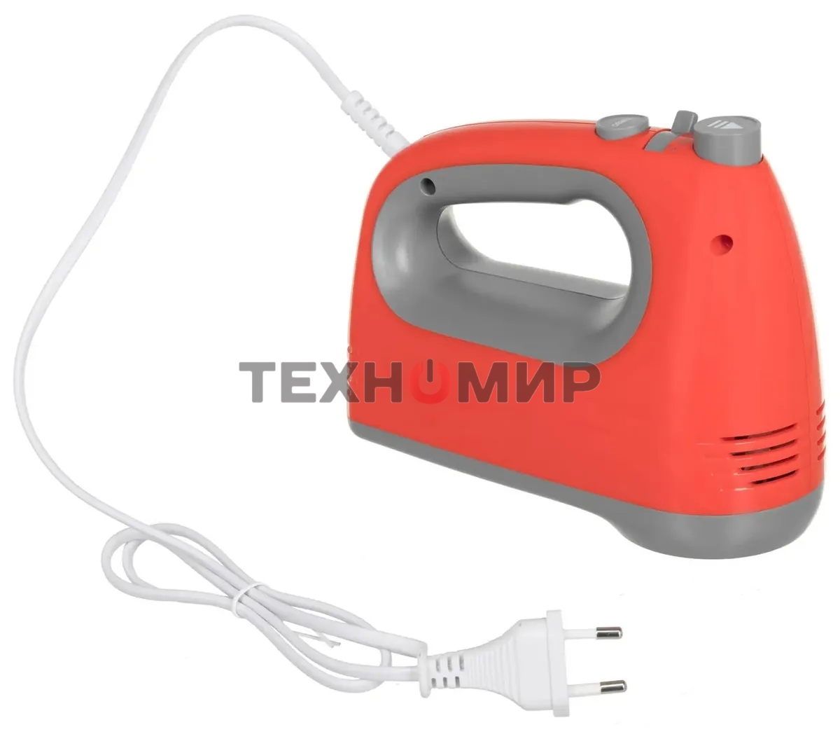 Миксер ручной Hyundai HYM-H4511 500 Вт, красный/серый