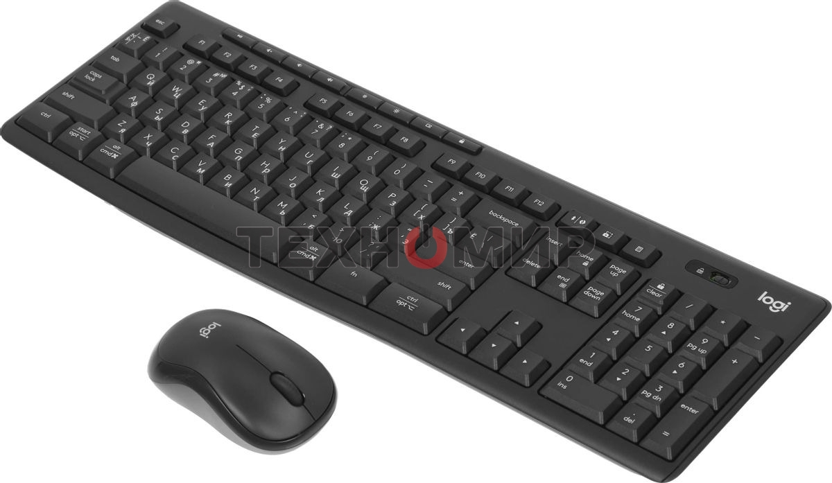 Комплект клавиатура+мышь Logitech MK370 беспроводной, USB, чёрный