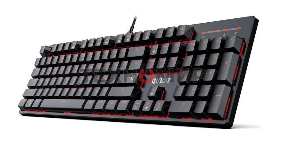 Клавиатура проводная Defender Quest GK-596 RU (45596), USB, черный